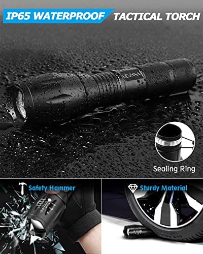 LED Torch Rechargeable Torch Super Bright 2000L Battery Powered Flashlight — view 6