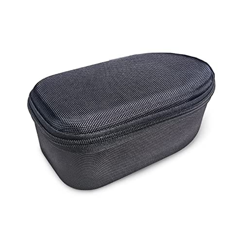 The Quilted Bear Mini Iron Case - Hardshell Case for Travel Mini Steam Irons with Soft Touch Padded Lining & Hardwearing Fabric Weave Covering (Black) — view 2