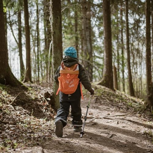 Qunature 1PCS Walking Pole for Kids Ultralight Hiking Stick with Flip Lock — view 3