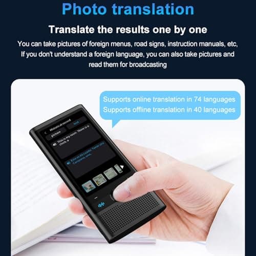 Pissente 138 Languages Translator Device, 3.5in Touch Screen — view 4