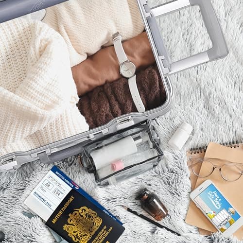 Flight Knight Premium Travel Suitcase - 8 Spinner Wheels - Built-in TSA Lock Lightweight Aluminium Frame, ABS Hard Shell Carry on Check in Luggage Highly Durable - Approved for Over 100 Airlines — view 6