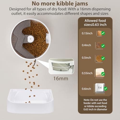 GOYJOY Automatic Cat Feeder 3.5L with WiFi and Timer — view 2