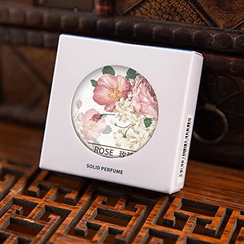 Solid Perfume Stick Floral Essence Portable Travel Perfumes for Women's Fragrances Long Lasting Pocket Balm Perfume Stick Natural Floral Fragrance Parfum for Women (sakura) — view 5