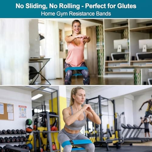 Booty Bands Glute Bands Set, Non-Slip Wider Thicker Fabric Resistance Bands, 3 Resistance Levels for Legs & Glutes Training, Home Workout for Women, Postpartum & Yoga Pilates — view 5