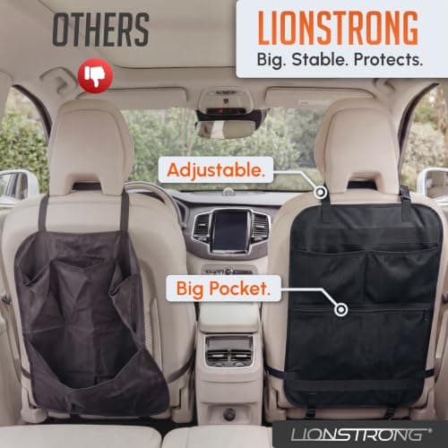 LIONSTRONG® Back Seat Car Organizer [WATERPROOF] - Big Bag — view 4