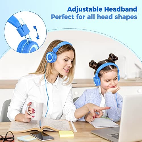 Yomuse C89 Kids Headphones Wired 3.5mm Aux Nylon Cable — view 4