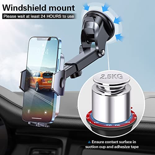 volport Round Double-sided Adhesive Sticky Pads Circle Heat Resistant Mouting Tape Replacement Sticker Windshield & Dashboard for Suction Cup Mount GPS Dashcam GoPro, 4-Pack 80mm (3.15") — view 5