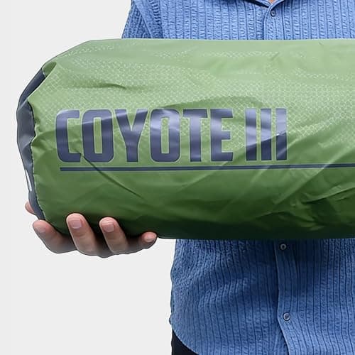 OEX Coyote III 3 Man Technical Tent with Separate Bedroom, 3 Person, Compact Pack Size, Lightweight & Easy to Pitch in 5 Minutes, Ideal for Backpacking, Hiking & Wild Camping, 5000mm HH (Green) — view 4