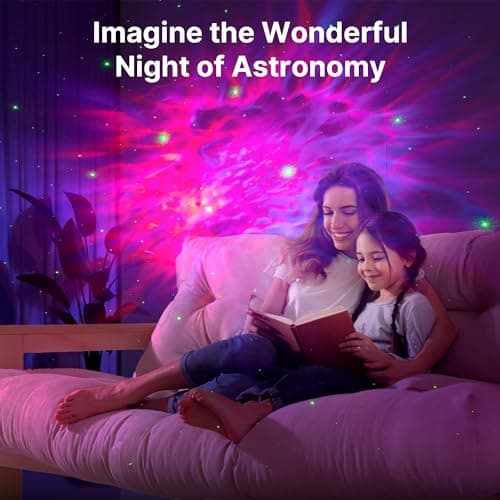 Mexllex Astronaut Galaxy Projector, Star Projector Night Light, Spaceman Light Projector with Remote Control, USB Powered 360° Adjustable Space Buddy Projector for Kids Bedroom Adults Room — view 5