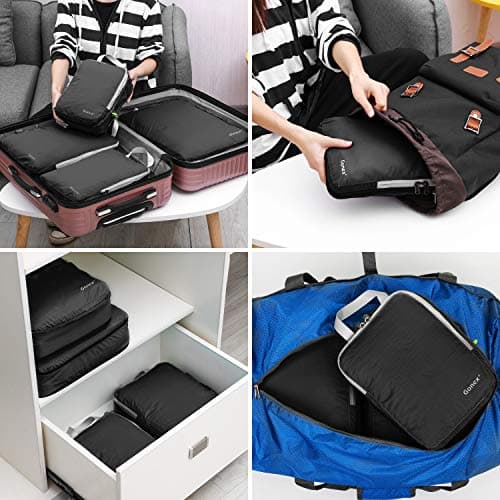 Gonex Compression Packing Cubes, 4-Piece Expandable Travel Organisers — view 5
