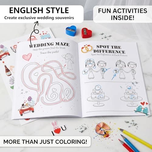 Eyoulife Kids Wedding Activity Packs for 10 Children — view 3