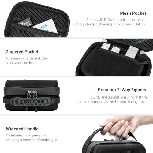 JJC Portable Carrying Case for Go Pro Hero 13 12 & Osmo Action 6 5 Pro 4 3 — view 4