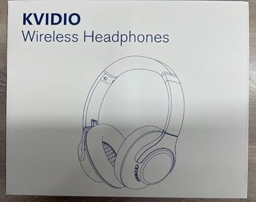 KVIDIO Bluetooth Headphones Over Ear, 65 Hours Playtime Wireless Headphones with Microphone, Foldable Lightweight Headset with Deep Bass,HiFi Stereo Sound for Travel Work PC Cellphone (Green) — view 2
