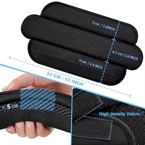 ZINZ 2P Universal Shoulder Pad with Thick Cushion for Backpack,Black — view 2