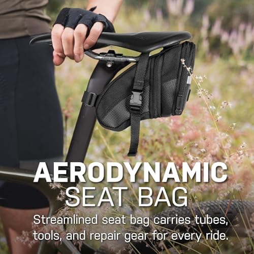Topeak Aero Wedge Pack Saddle Bag, Strap Fit, Medium, Black — view 2
