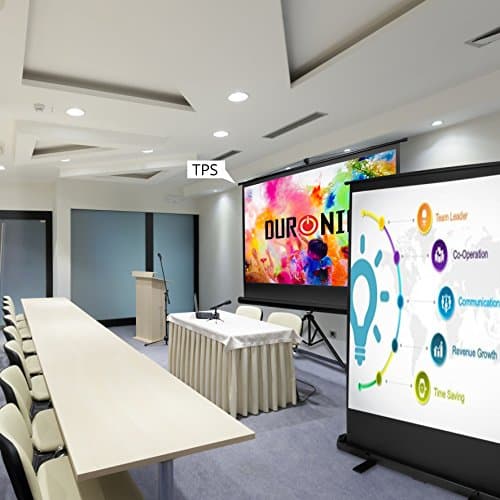 Duronic FPS100/43 100-Inch Floor Projector Screen — view 4