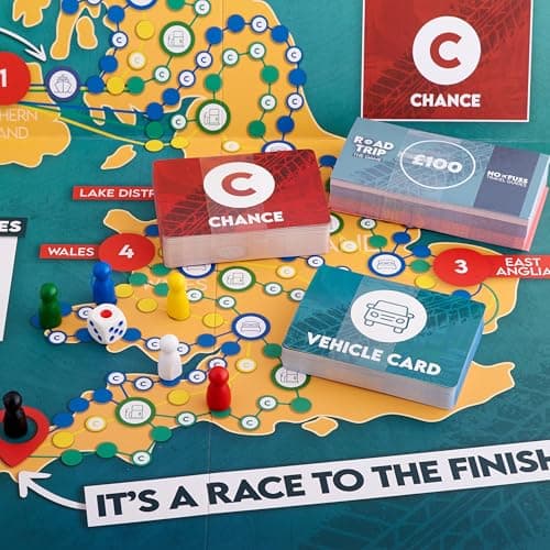 Road Trip The Game - The Exhilarating & Hilarious Board Game for Family & Friends | Adults, Teens & Kids | 2-6 Players — view 5