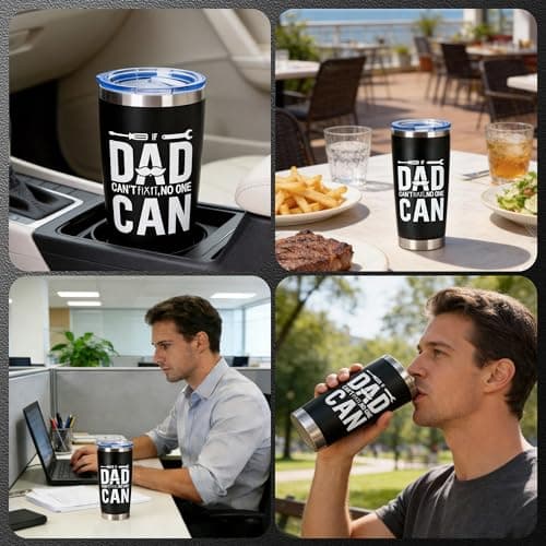 Rilcn Dad Birthday Gifts from Daughter Son, Funny Gift Set for Christmas — view 4