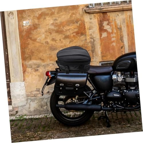 GANAZONO Waterproof Motorcycle Saddle Bag with Breathable Oxford Cloth and Multiple Compartments for Rear Seat Storage 160 — view 4
