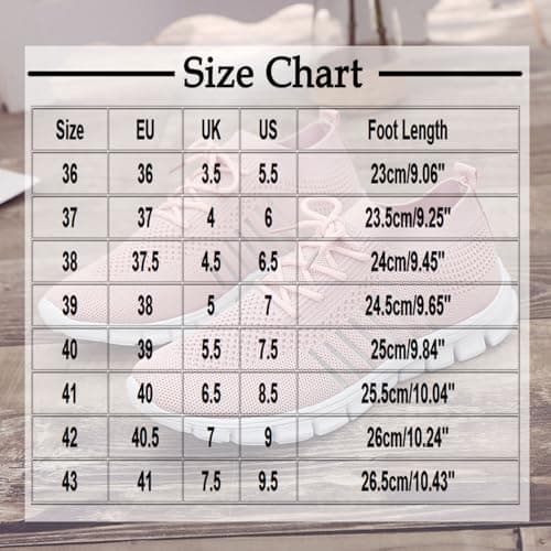 Women's Trainers Orthopedic Sneakers Barefoot Shoes Breathable Soft Sole Womens Walking Slip on Shoes Gym Tennis Lightweight Breathable Slipper Minimalist Zero Drop Trainers Ladies Yoga Sneakers — view 3