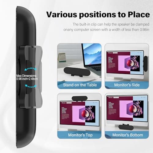 ADELGO USB Speakers for PC Desktop — view 3