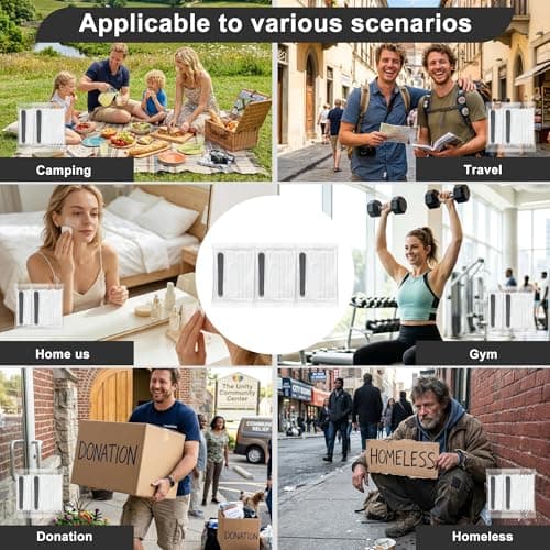 Lomgwumy Hotel Vanity Kit, Bulk Vanity Kits Individually Packaged, Containing Cotton Pads, Cotton Buds, Dental Floss And Nail Files, Suitable For Travel, Hotels And Home Use (30-PACK) — view 6