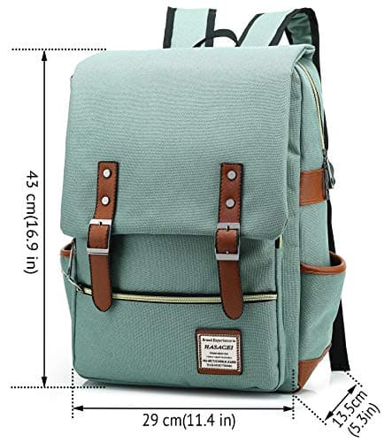 HASAGEI Backpack Vintage Unisex Rucksack Daypack Casual School Travel Laptop Tablet Bags — view 2