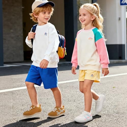 JOINFREE Toddler Walking Shoes Wide Toe Box Kids Shoes Brown — view 2