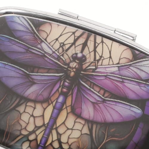 Silver Iron Two-Grid Pill Box for Vitamins and Manicure Accessories — view 3