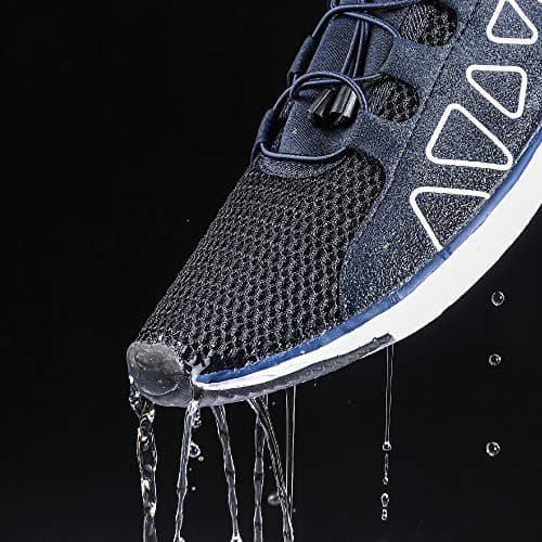Raoendis Mens Womens Water Shoes - Quick Dry Aqua Shoes Unisex Beach Shoes for Surfing Swimming Sailing Kayak Navy Blue Size 12 — view 6