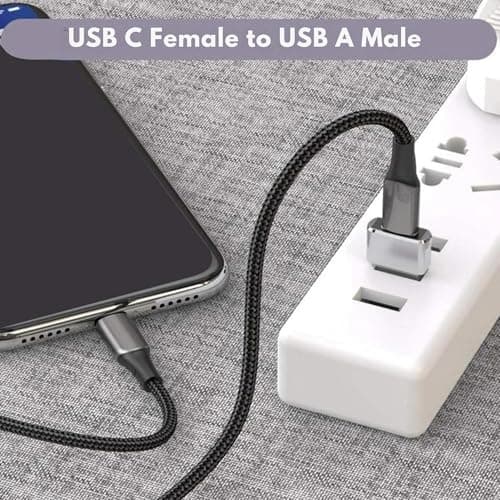 Betron USB to USB C Adapter, Compact Design, 3 Pack (Silver) — view 4