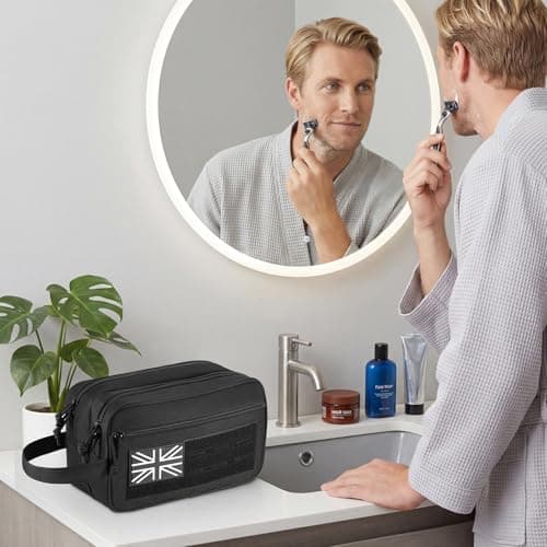 Zocipro Tactical Toiletry Bag for Men with Molle System & Wet Pocket — view 3