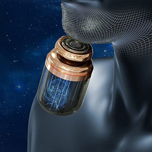 Portable Electric Shaver Pocket Size Washable Beard Nose Hair Trimmer Rechargeable Men for Home, Car, Travel Replacements — view 4