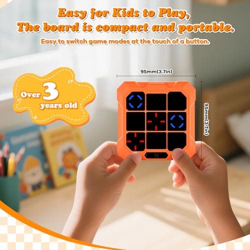 BlueSwan 6-in-1 Tic Tac Toe Game, Electronic Noughts and Crosses — view 6