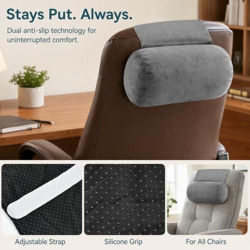 FTISSLY Headrest Ergonomic Pillow for Recliners Armchairs, Neck Support — view 3