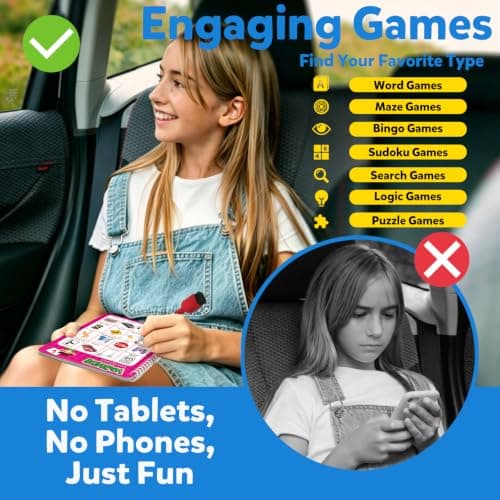 Coogam 4Pcs Activity Travel Maze Book Game for Kids Ages 3-8 — view 4