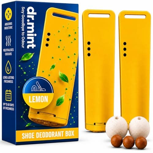 dr.mint Shoe Deodorizer Box 2 Pack (Lemon Yellow)