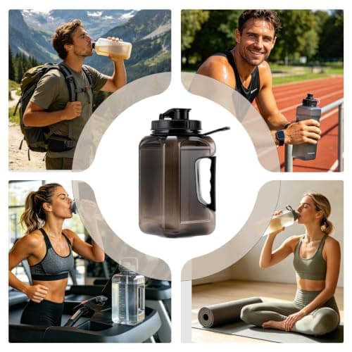Ungtyb Sports Water Bottle 2.4L Portable Square — view 4