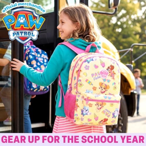 Get Trend Paw Patrol Girls Large Backpack 46cm, Padded Straps School Bag — view 2