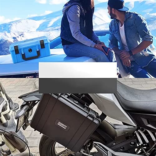 XRPOUXMTE Tool Box, Safety Instrument Kit Plastic Storage Kit Equipment Kit Outdoor Travel Case with Foam Inside — view 6