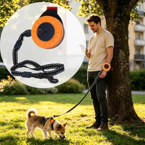 Dog Rope 4 Meter Pet Hands-Free Retractable Adjustable Wrist Strap — view 3