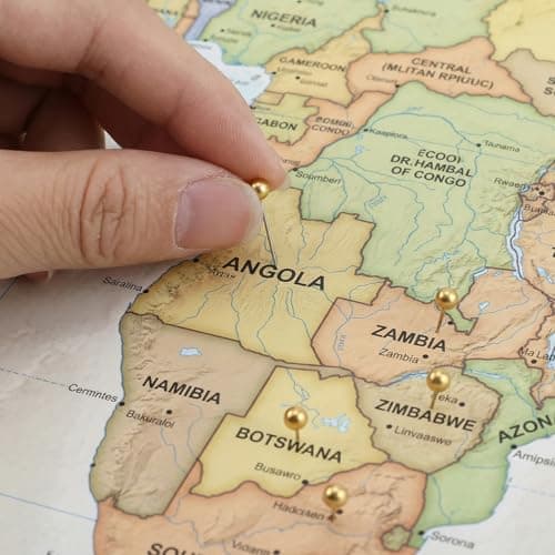 Xinjoduz 500 PCS Gold Map Push Pins, Metal Round Head Cork Board Pins for Travel Small Maps Thumb Tacks Marking Pushpins for Cork Board Bulletin Picture Photo Home Office School DIY Craft — view 6