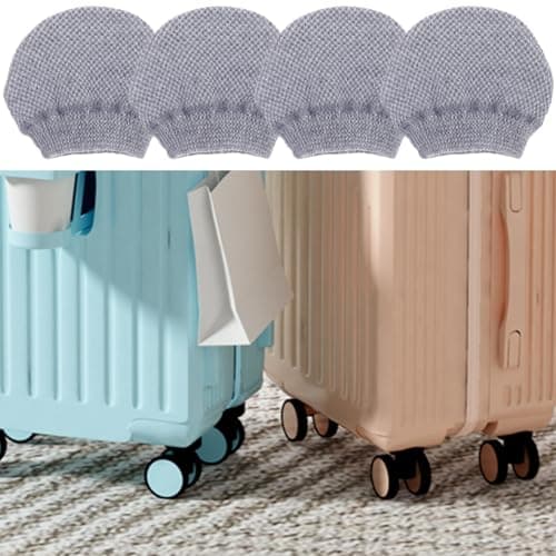 Acunny Suitcase Wheel Protectors | 4 Piece Luggage Wheel Protector Socks | Anti-Scratch Cabin Luggage Covers - Ideal for Business, Holidays and Heavy Duty Use — view 3