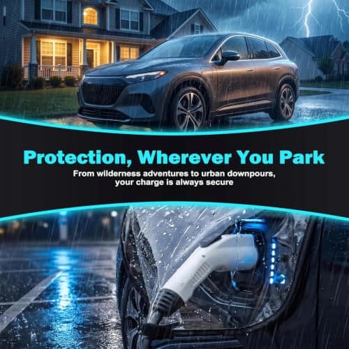 YIFKJYLF 2Pcs EV Charger Rain Cover, Waterproof Outdoor Car Charger Cover — view 4