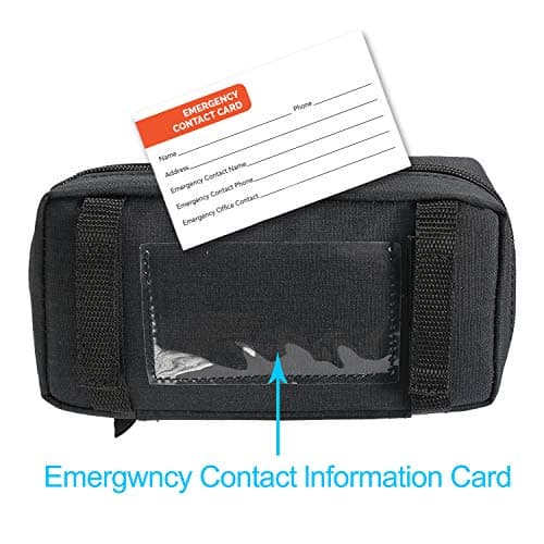 Insulin Cooling Travel Case - Portable Diabetic Supplies Organizer Cooler Bag with 2 Ice Pack by YOUSHARES (Black) — view 6