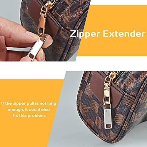 Enjoy Zipper Pull Tab Replacement Metal Zipper Handle Mend Fixer for Shoes Luggage Suitcases Bag Jacket - 8 PCS (Black Silver) — view 5