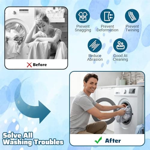 4Pcs Small Mesh Laundry Bags Delicates Washing Bag for Laundry Bags with Zips Mini 30x20cm Durable Nets Bag for Washing Machine Lingerie Underwear Socks Bra Baby Clothes Travel 11.8 x 7.87 Inches — view 4