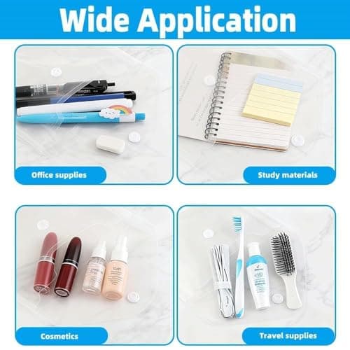 30 Pcs Plastic Wallets A6 Envelopes Files Clear Small Document Folders — view 5