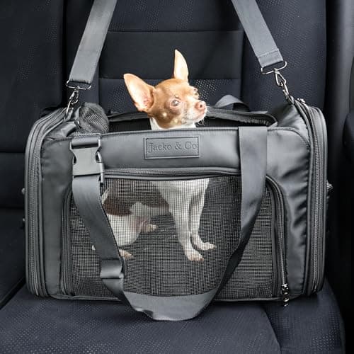 JACKO & CO - Premium Dog & Cat Carrier up to 10lbs, TSA Airline Approved — view 4