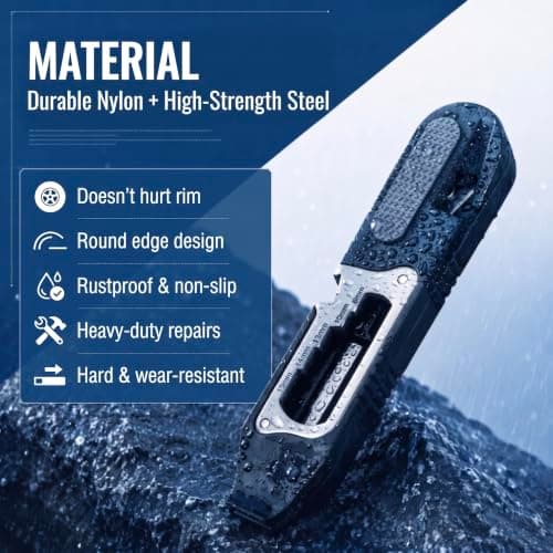 CWAGRQ 16-in-1 Bike Tire Levers Kit with Ratchet Wrench, Portable Multitool — view 4
